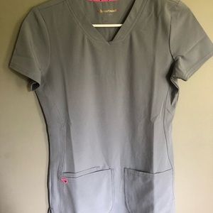 Two heart sole scrub tops